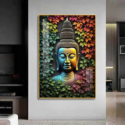 Beautiful Buddha Premium Acrylic Vertical Wall Art