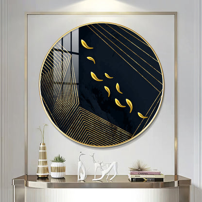 Golden Artwork Premium Acrylic Round Wall Art
