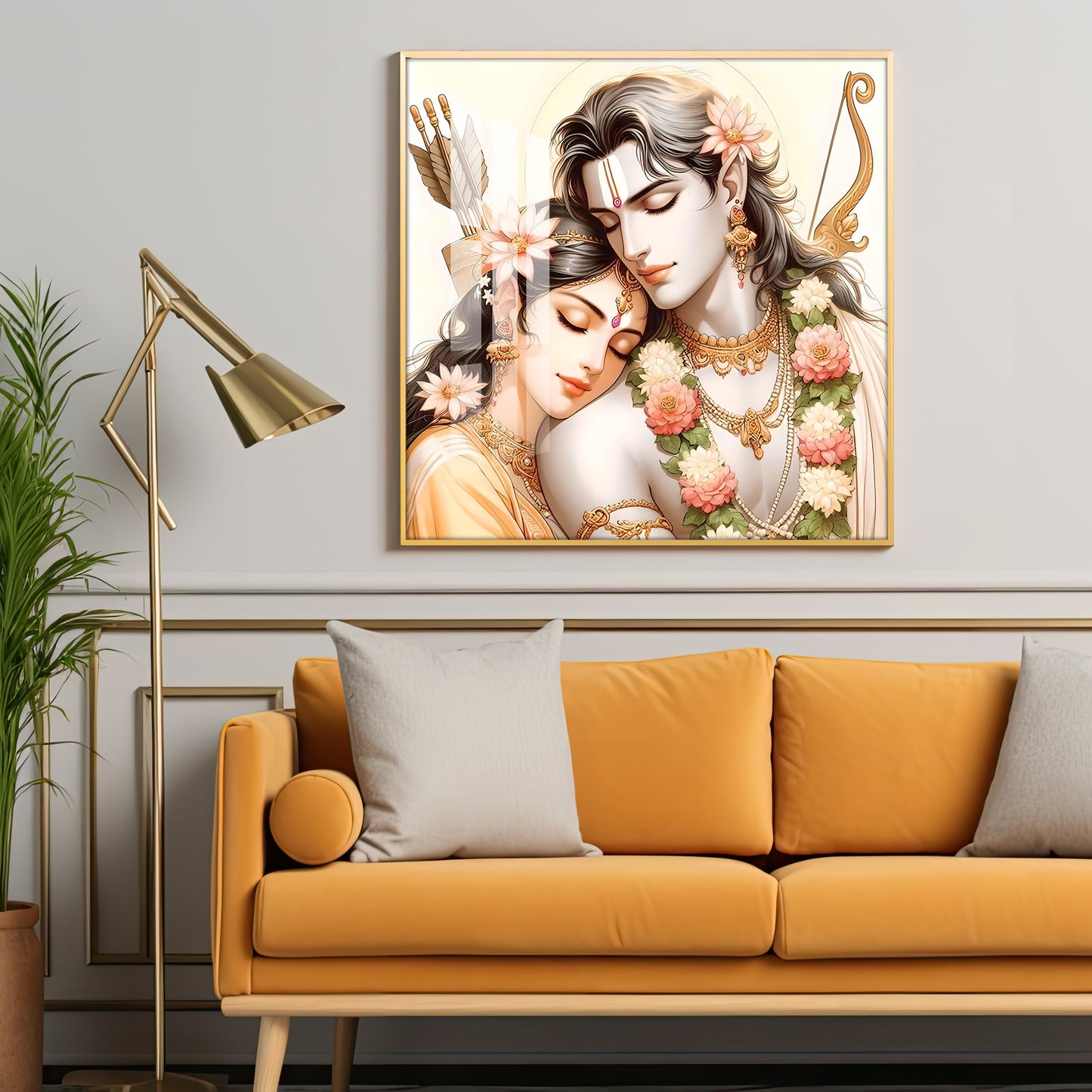 Siyaram Premium Acrylic Square Wall Art