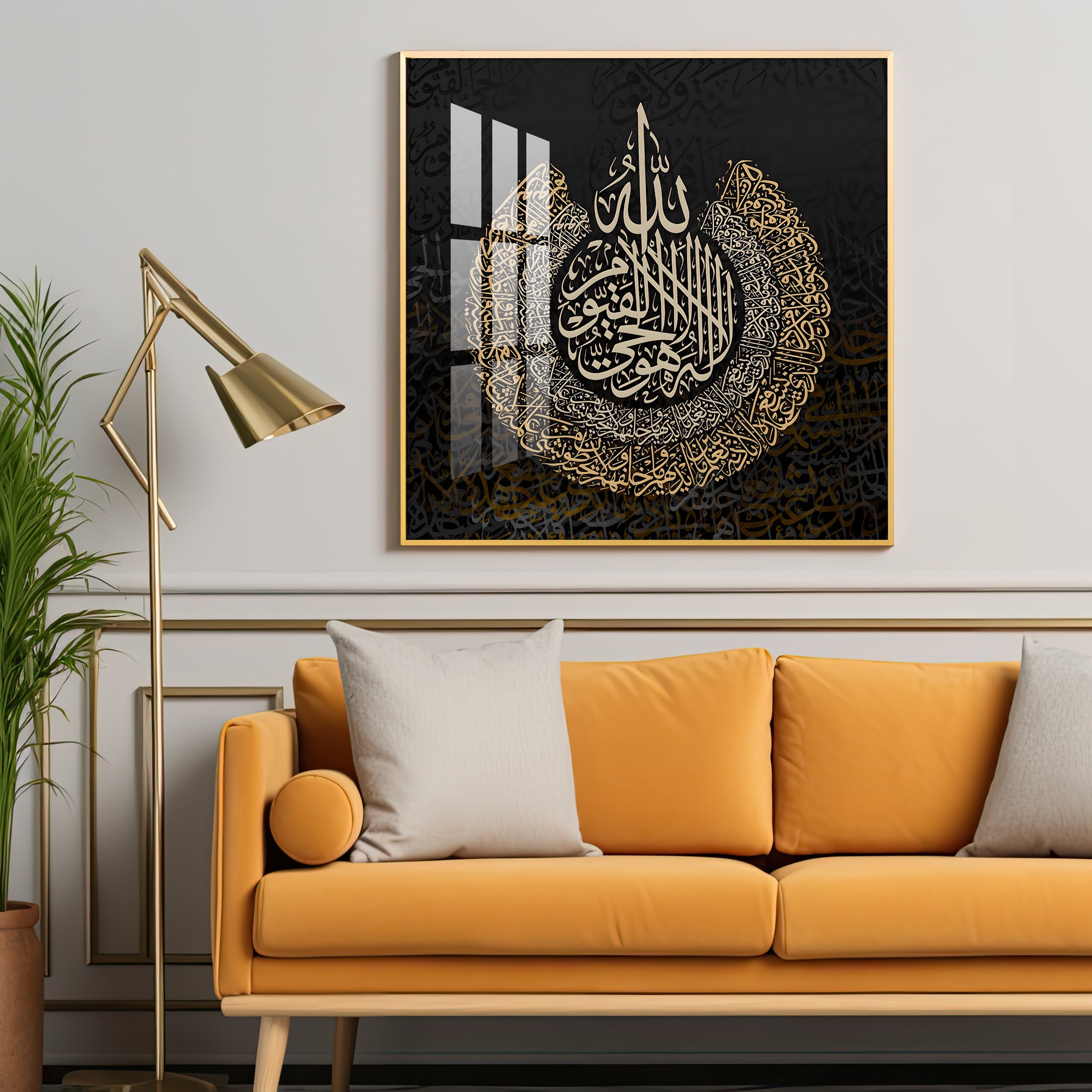 Verse of Throne Premium Acrylic Square Wall Art