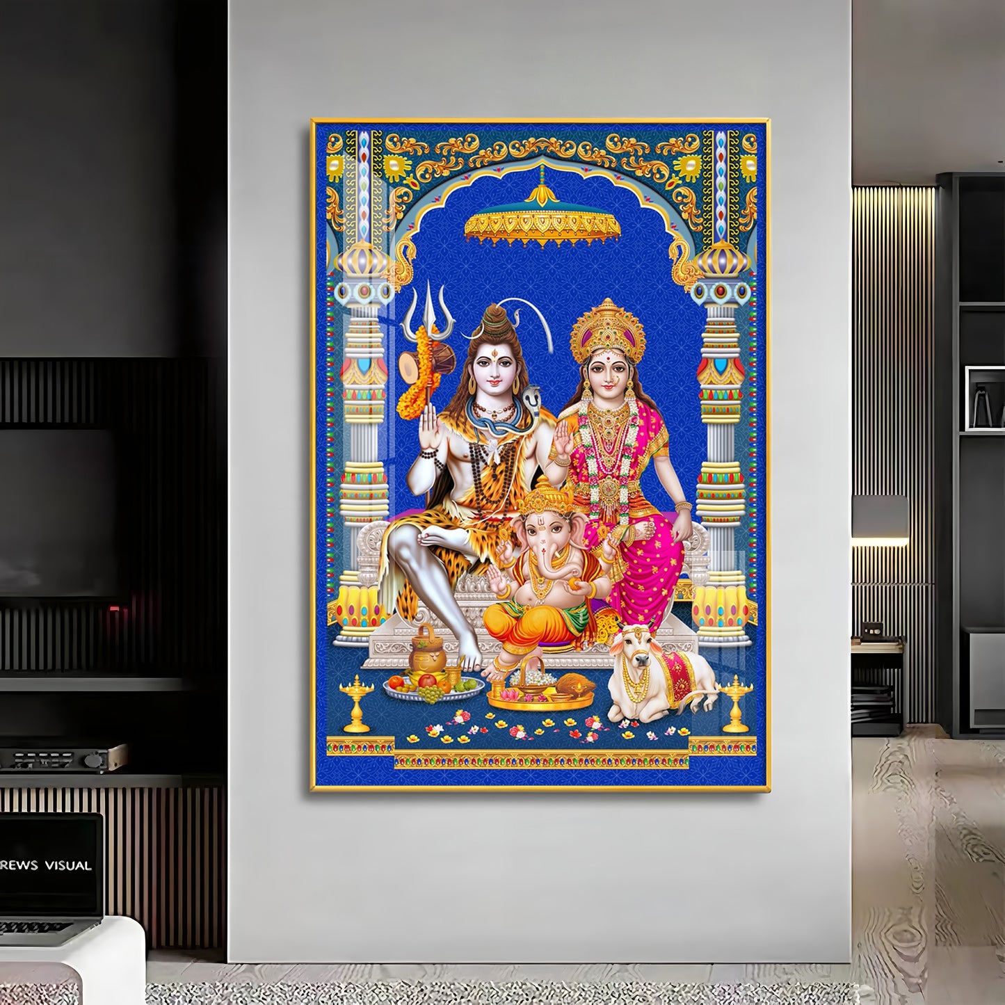 Divine Harmony Premium Acrylic Vertical Wall Art