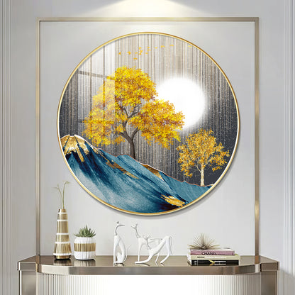 Dreaming Forest Premium Acrylic Round Wall Art