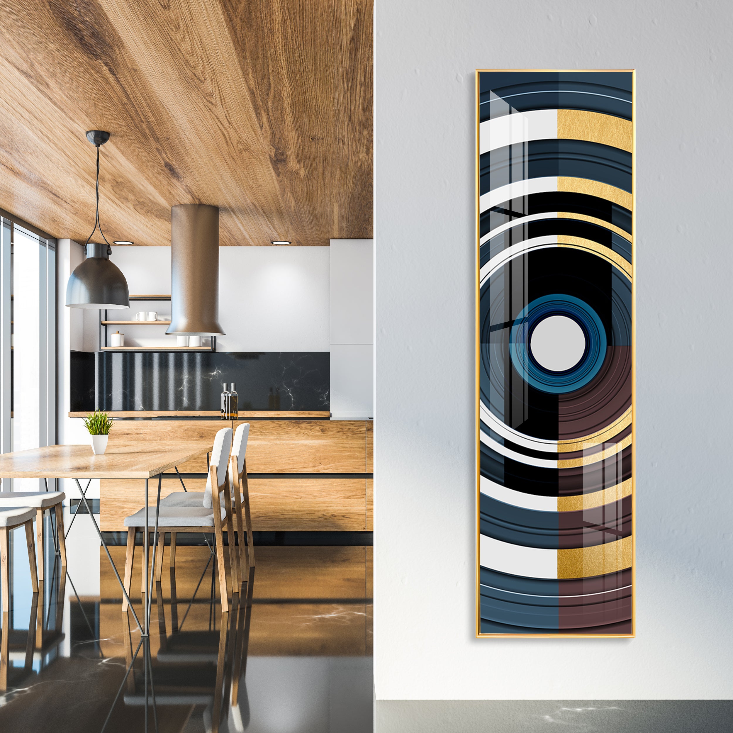 Roll In & Roll Out Premium Acrylic Vertical Wall Art