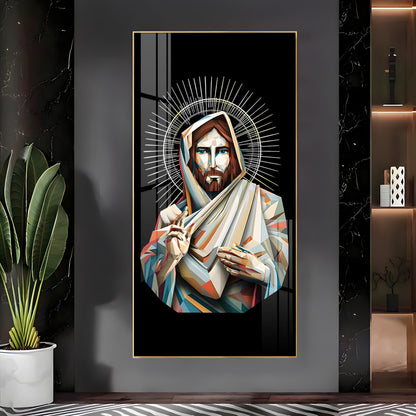 Jesus Premium Acrylic Vertical Wall Art