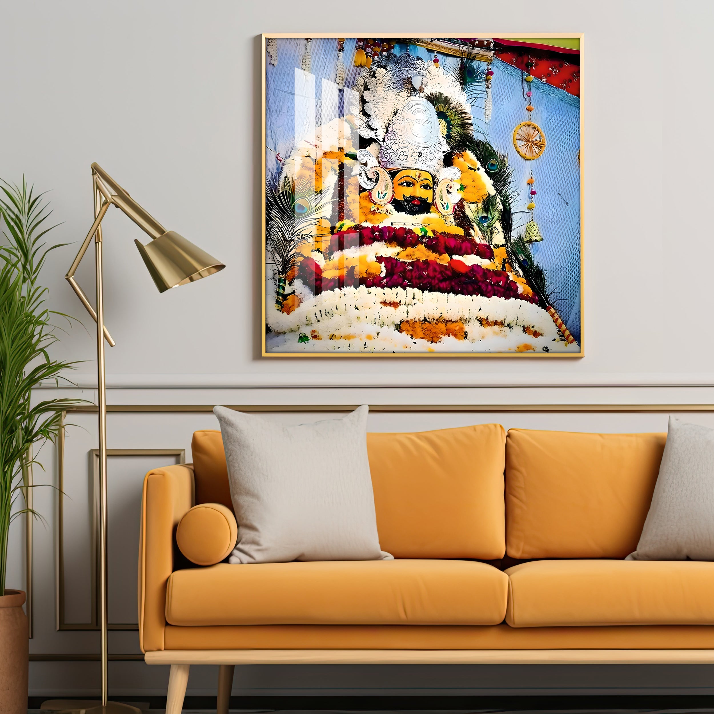 Sheesh Ke Daani Premium Acrylic Square Wall Art