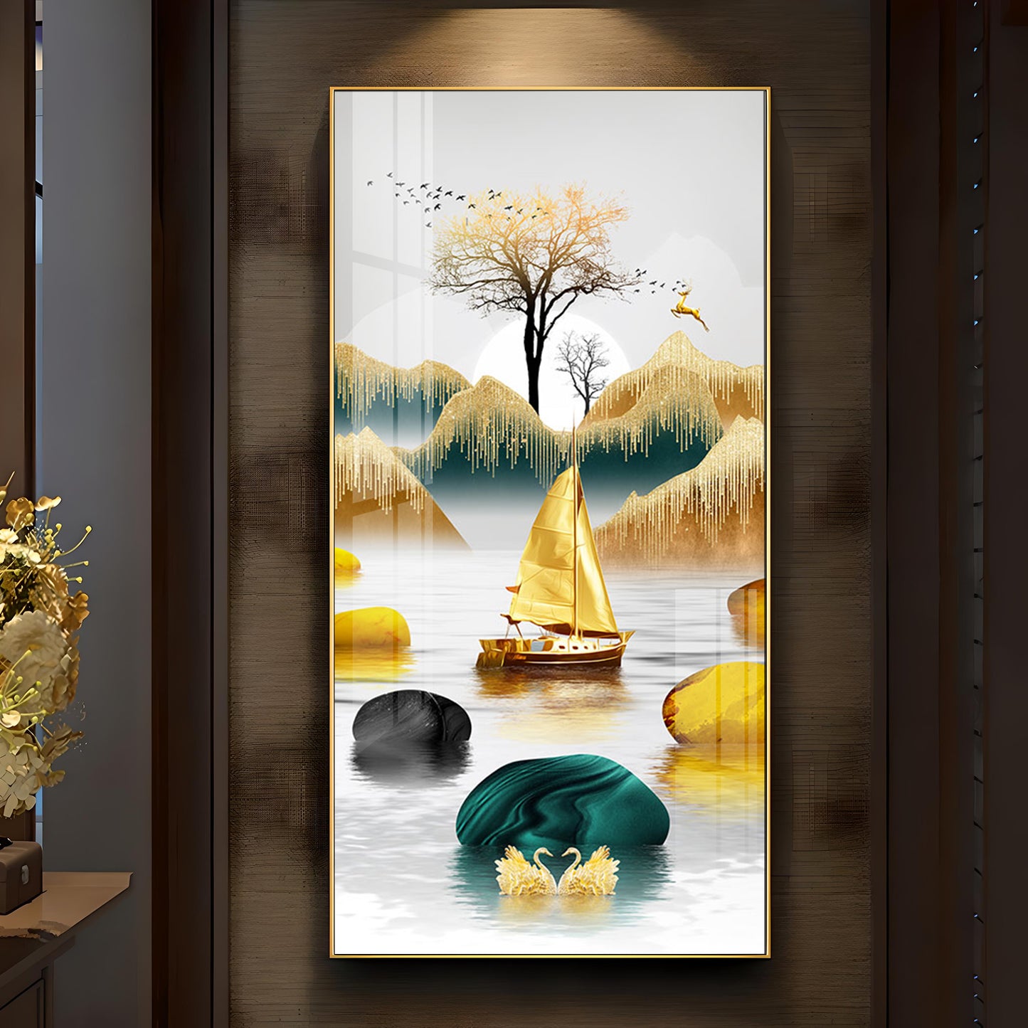 Fairytale Forest Luxury Crystal Wall Art