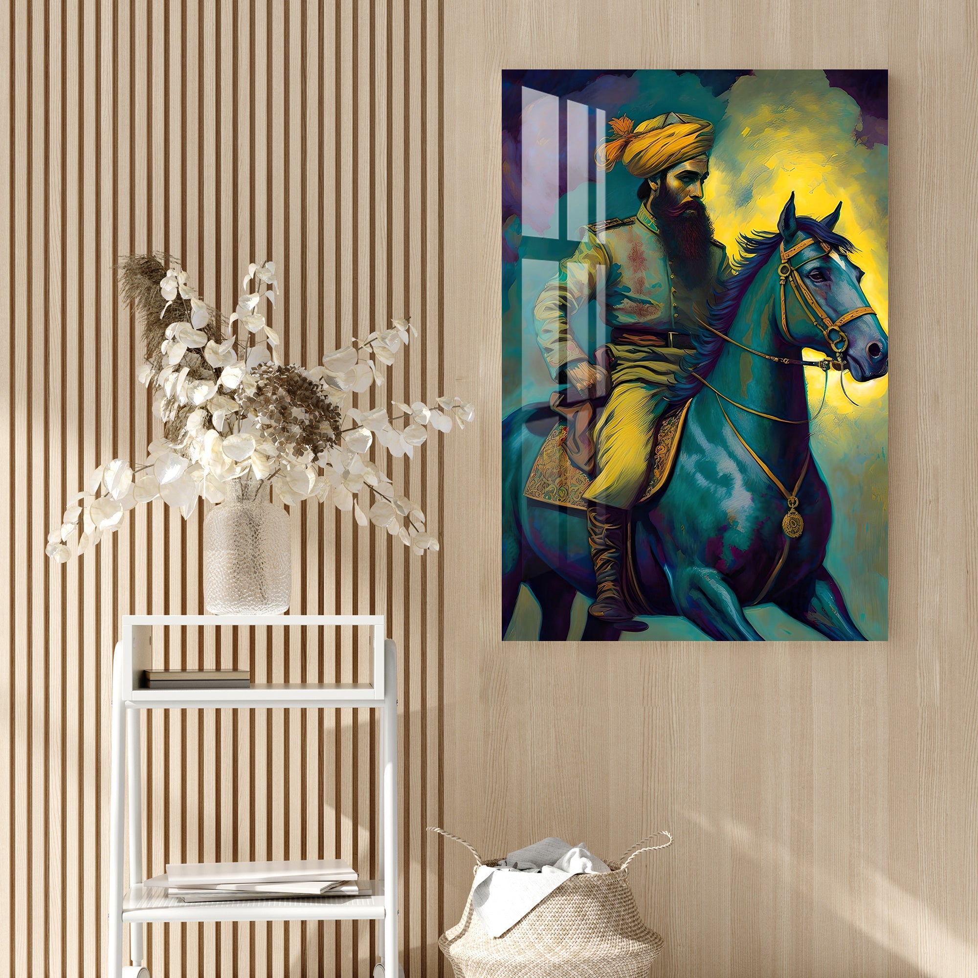 Sikh Warrior Acrylic Wall Art