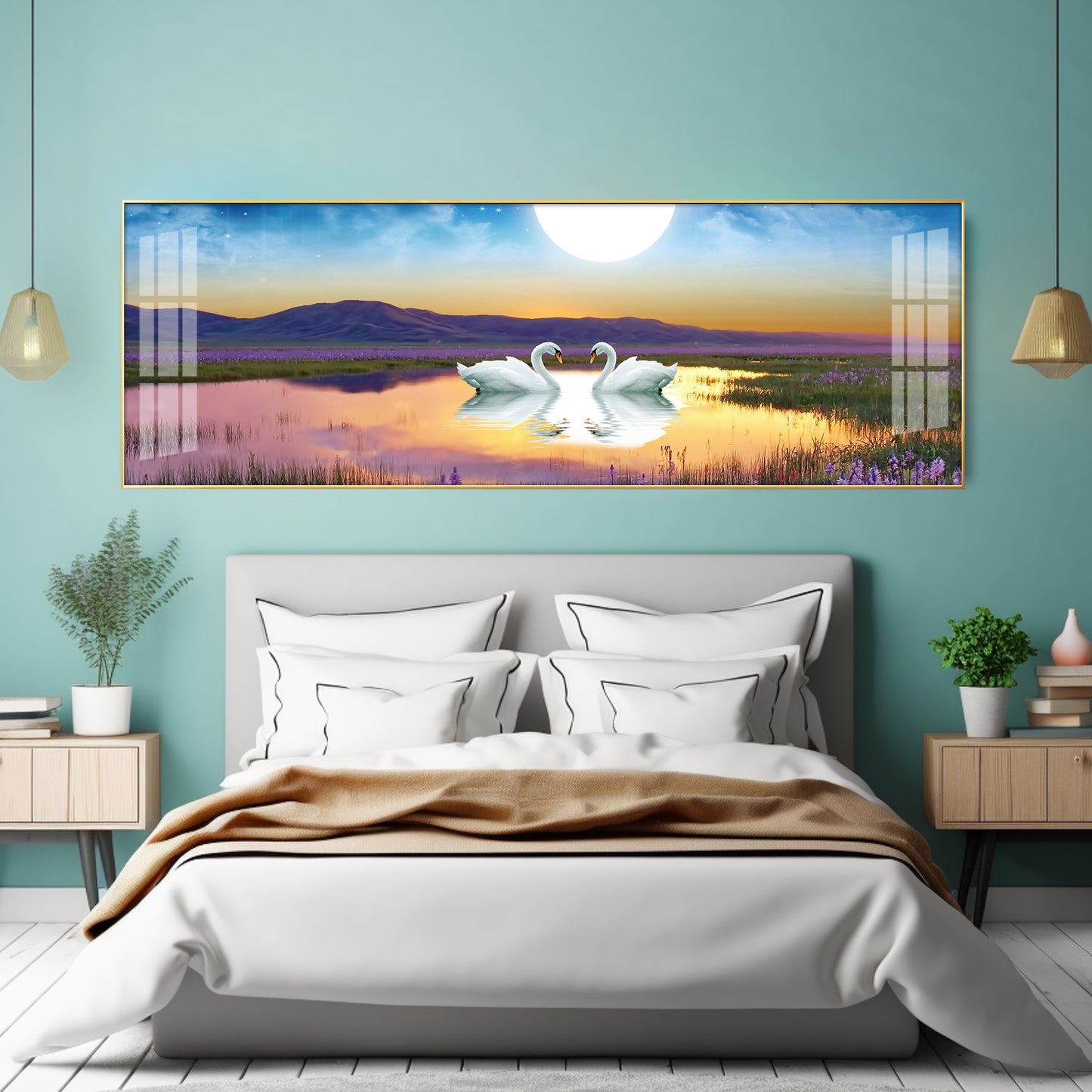 The First Meet Premium Acrylic Horizontal Wall Art