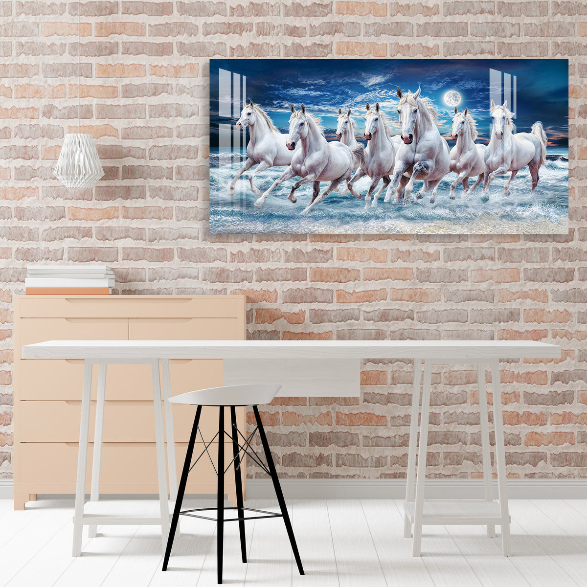 Horses to Milky Way Acrylic Wall Art