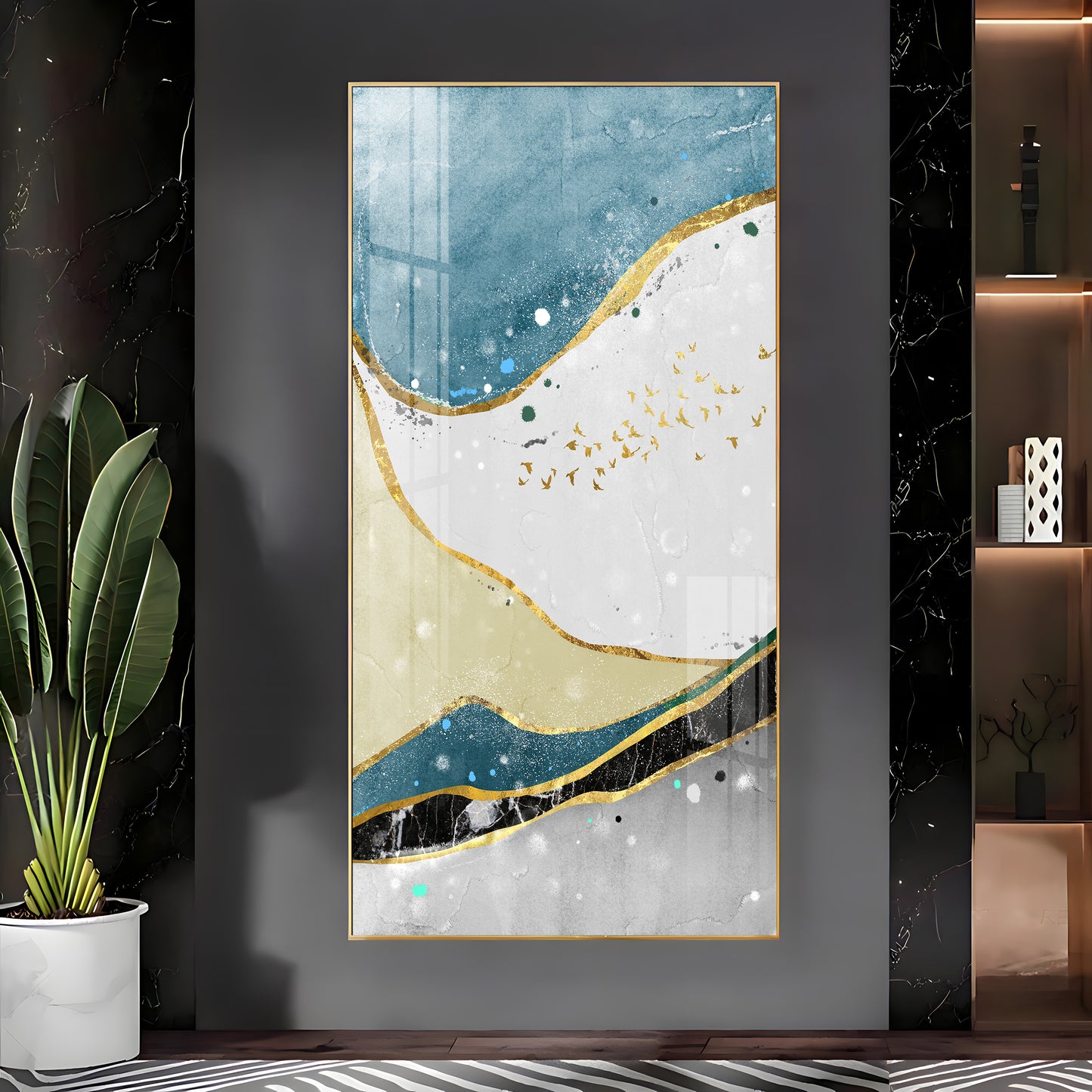 Modern Graffiti Premium Acrylic Vertical Wall Art