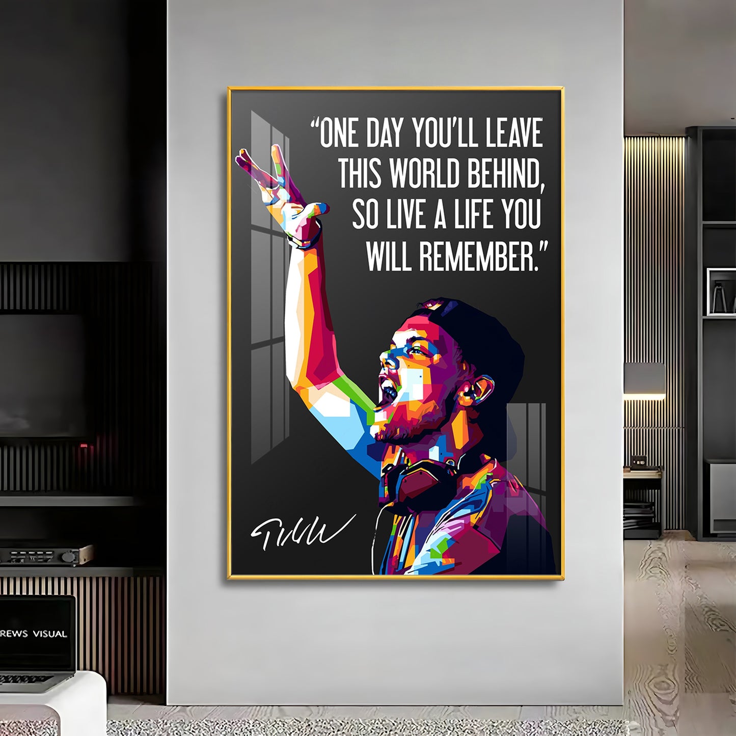 One Day You'll Leave This World Behind Premium Acrylic Vertical Wall Art