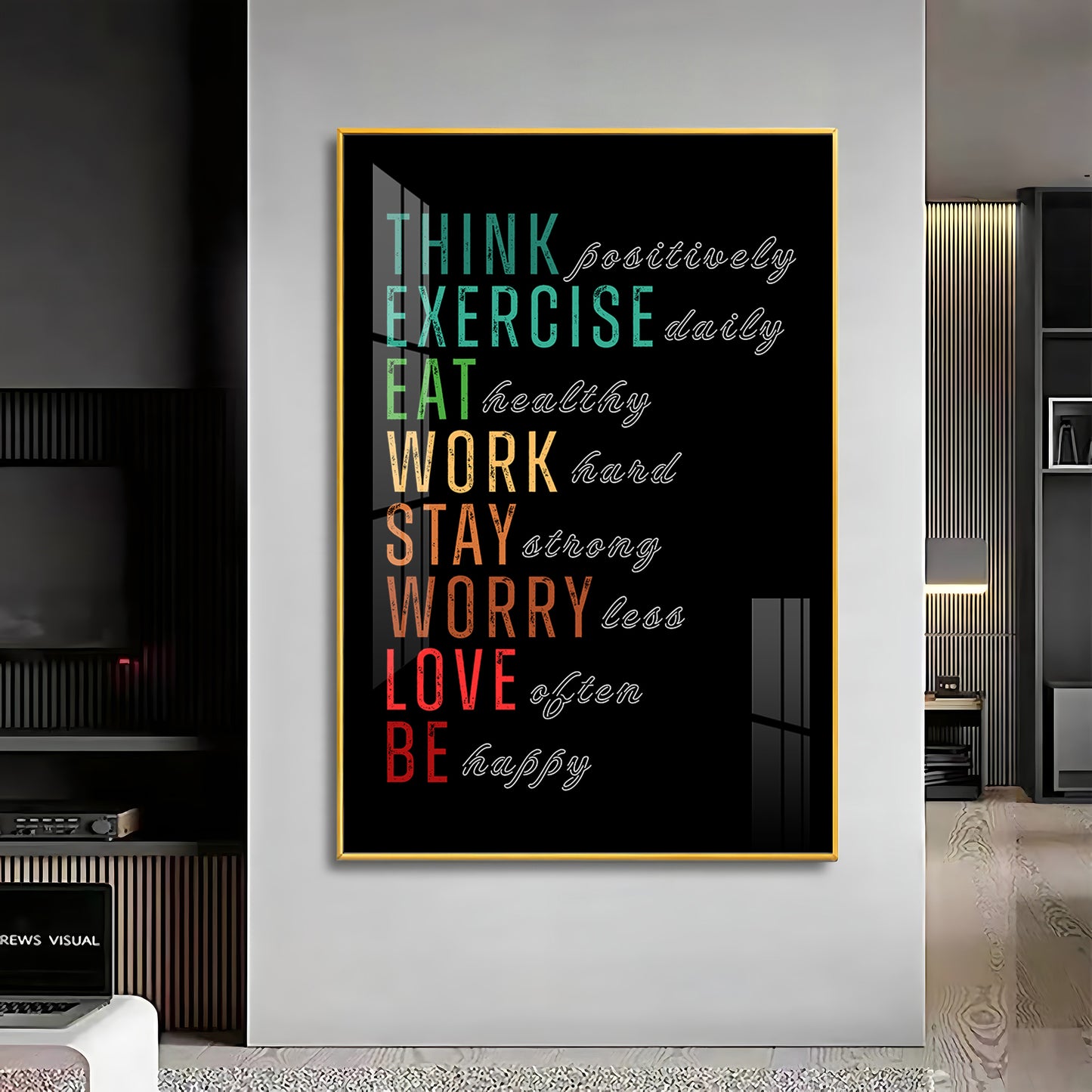 Motivational Quotes Premium Acrylic Vertical Wall Art