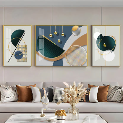 Minimalist Shapes Premium Acrylic Wall Art (Set of 3)