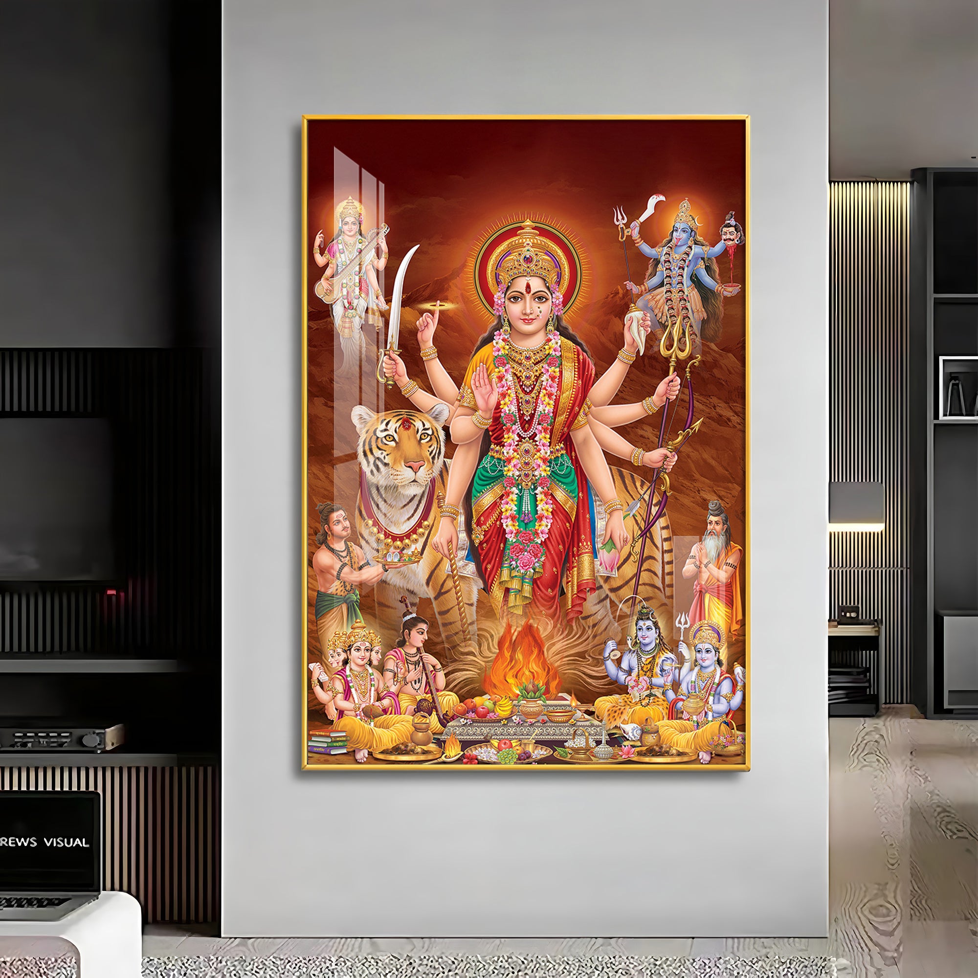 Ethereal Essence Premium Vertical Acrylic Wall Art