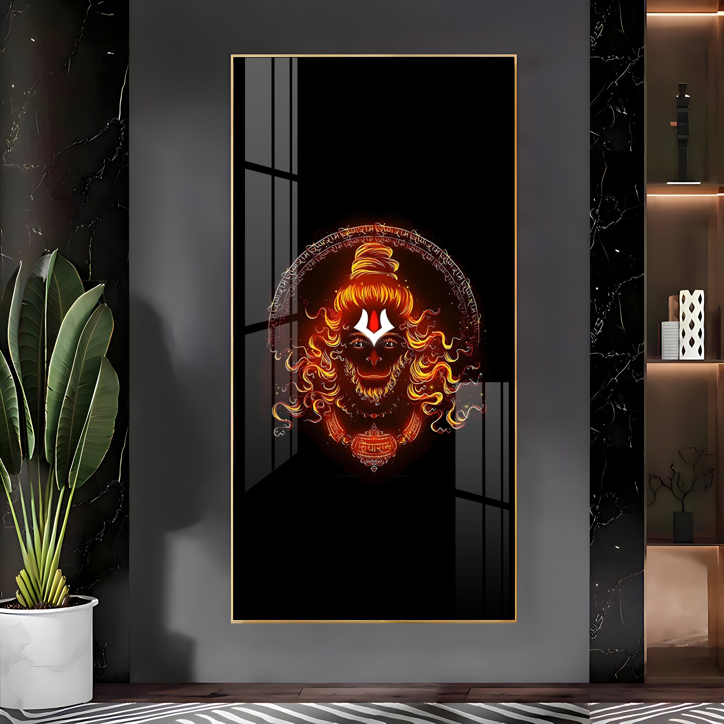 Kesari Nandan Premium Acrylic Vertical Wall Art