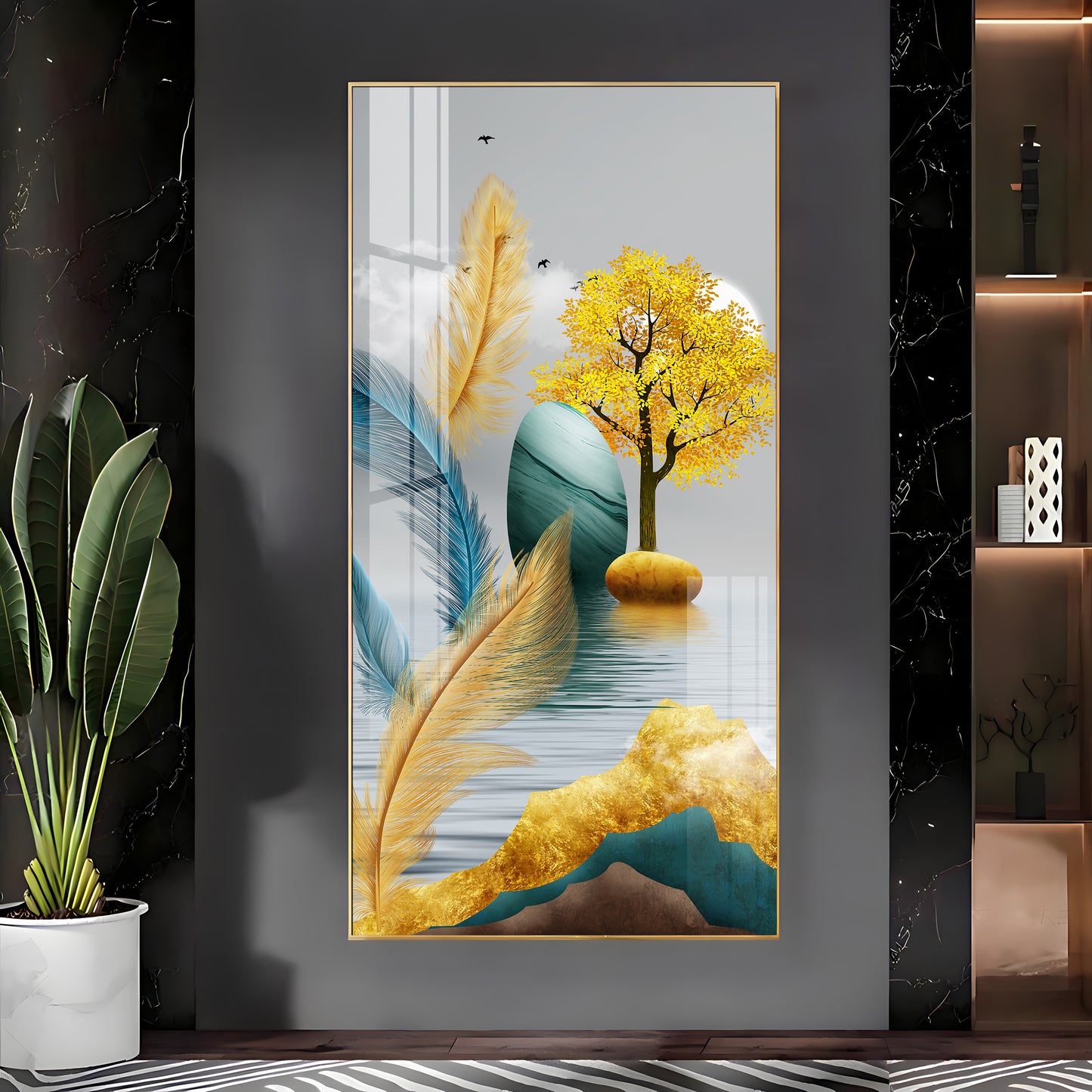 Charming Nature Premium Acrylic Vertical Wall Art