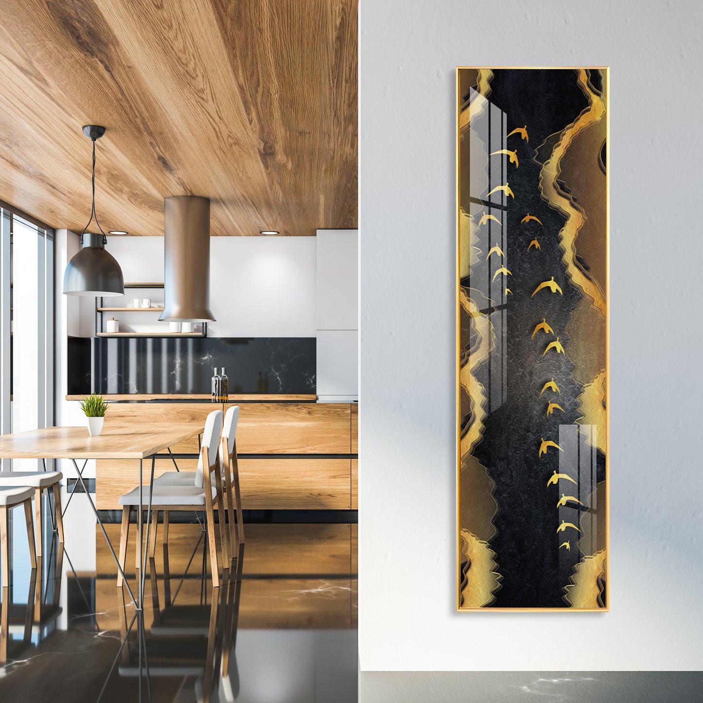 Mystic Ocean Premium Acrylic Vertical Wall Art