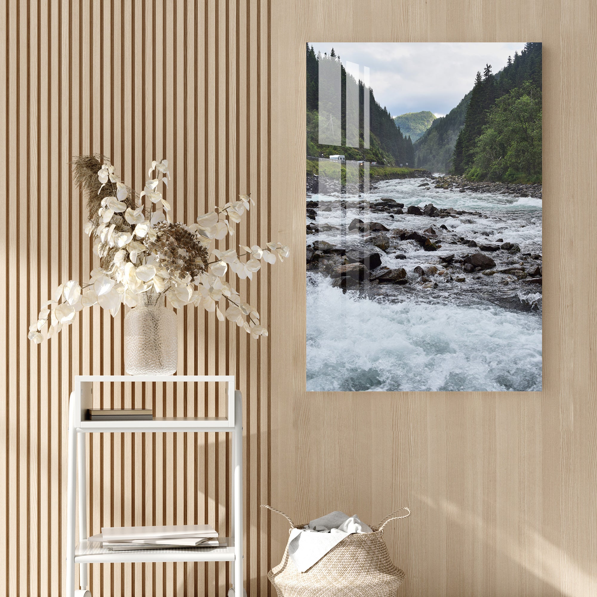 Flowing River Acrylic Wall Art