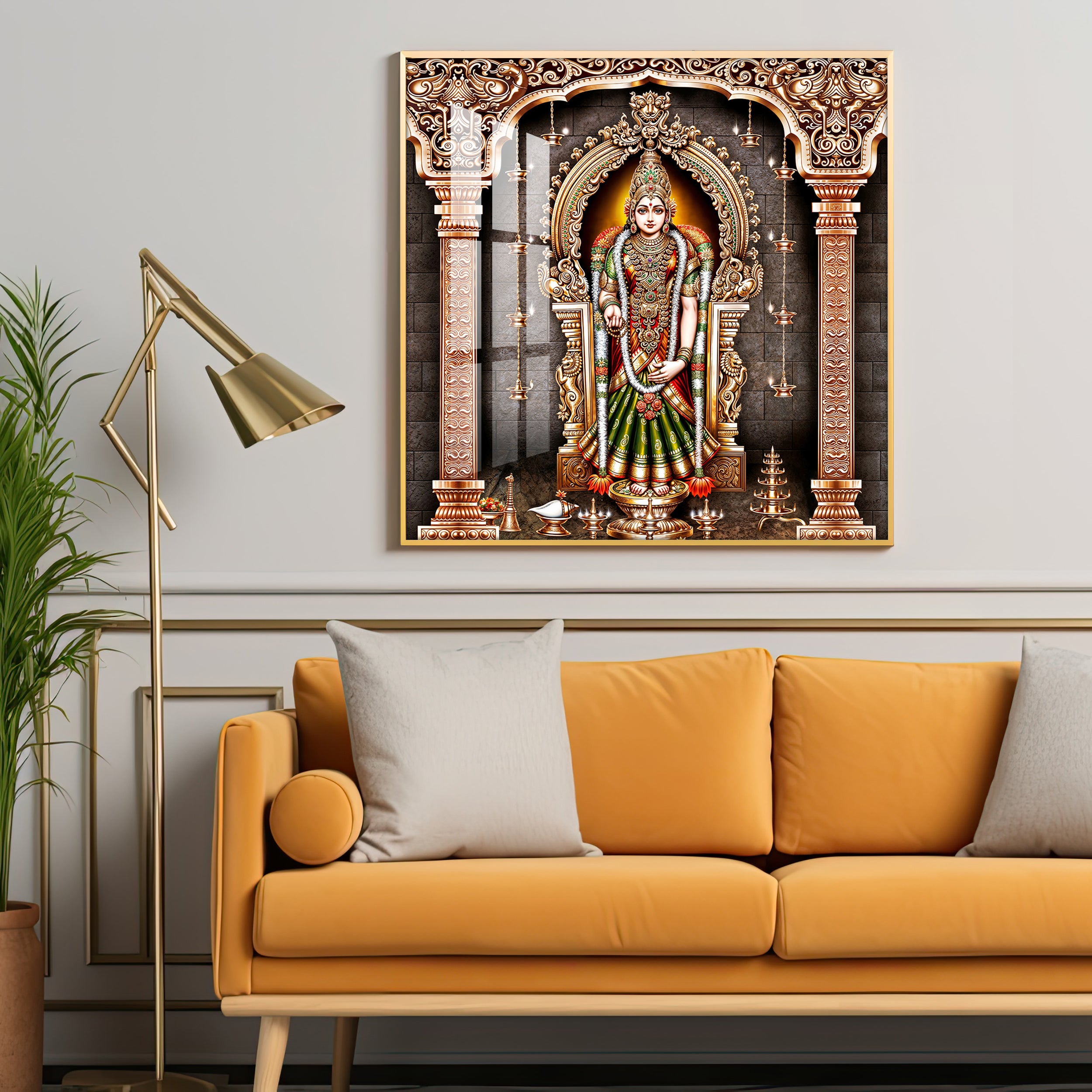 Goddess Grace Premium Acrylic Square Wall Art