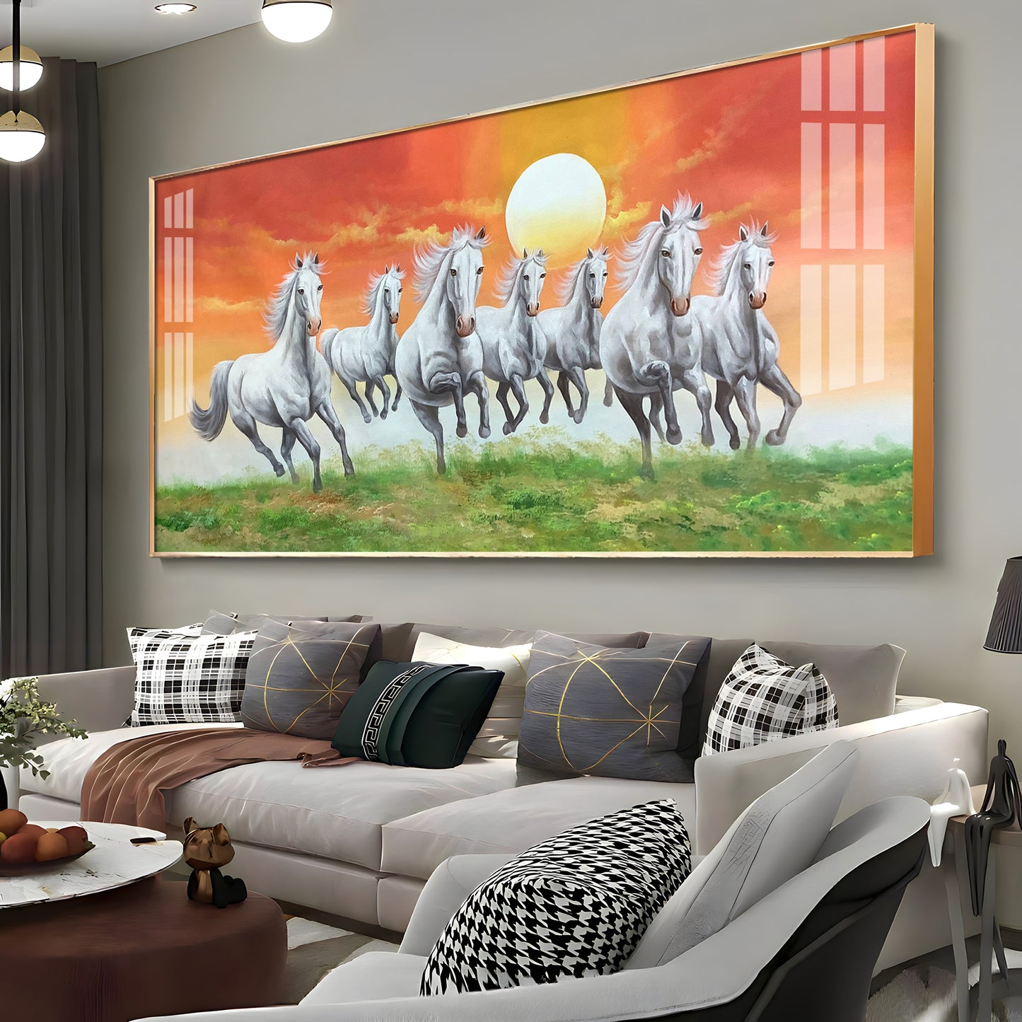 The Rising Sun Premium Acrylic Horizontal Wall Art