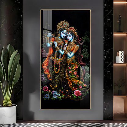 Sacred Couple Premium Acrylic Vertical Wall Art