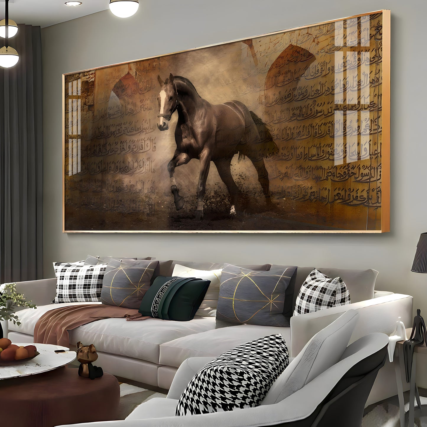 Persian Horse Premium Acrylic Vertical Wall Art