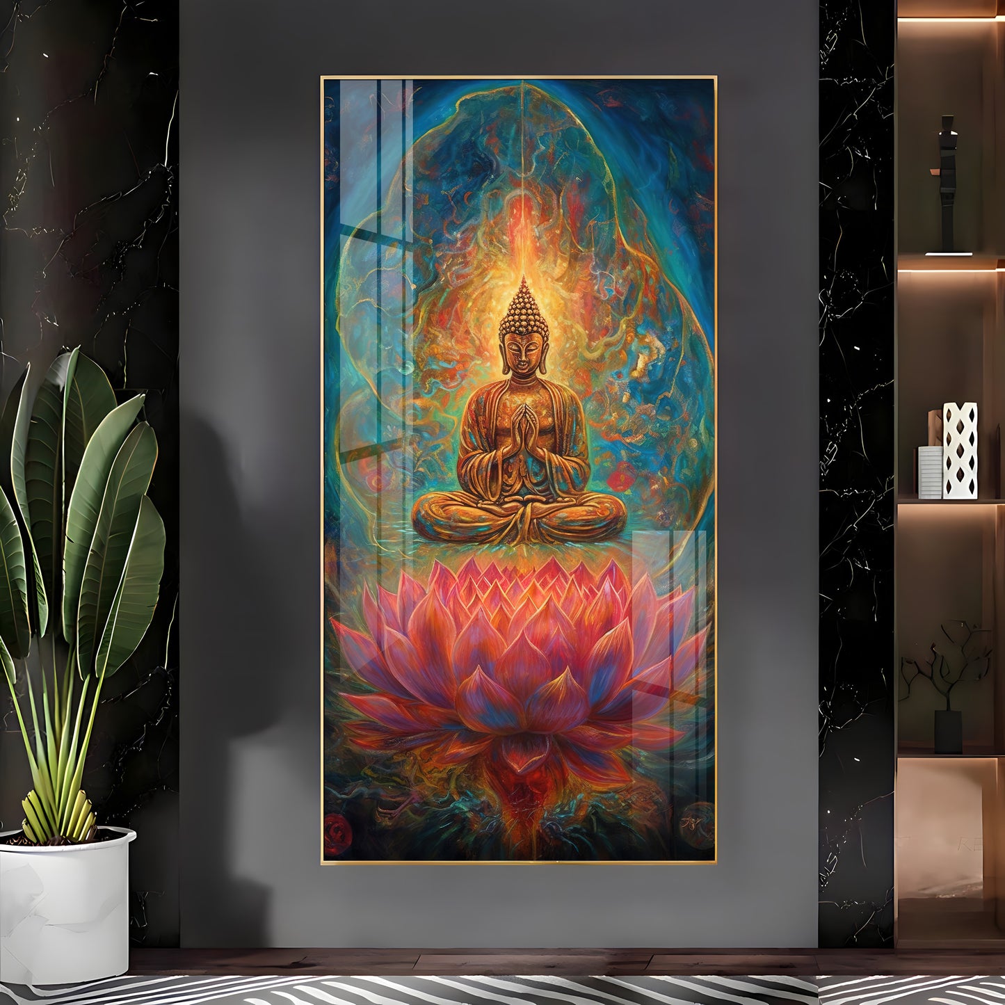 Positve Vibes Premium Acrylic Vertical Wall Art