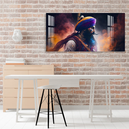 The Resolute Warrior Acrylic Wall Art