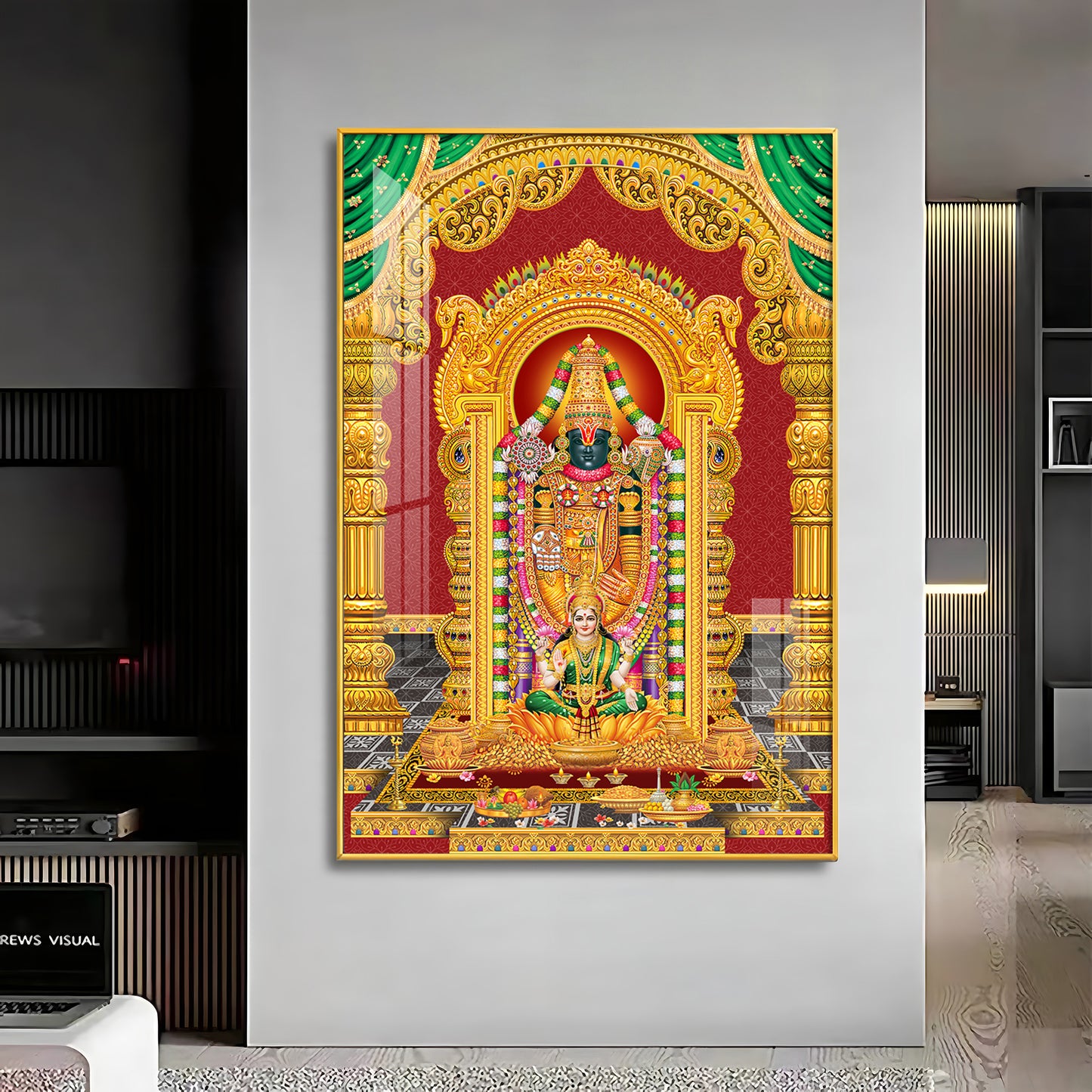 Lord Balaji Essence Premium Acrylic Vertical Wall Art