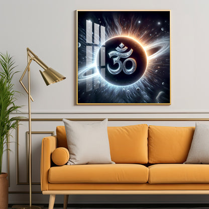 Om Premium Acrylic Square Wall Art