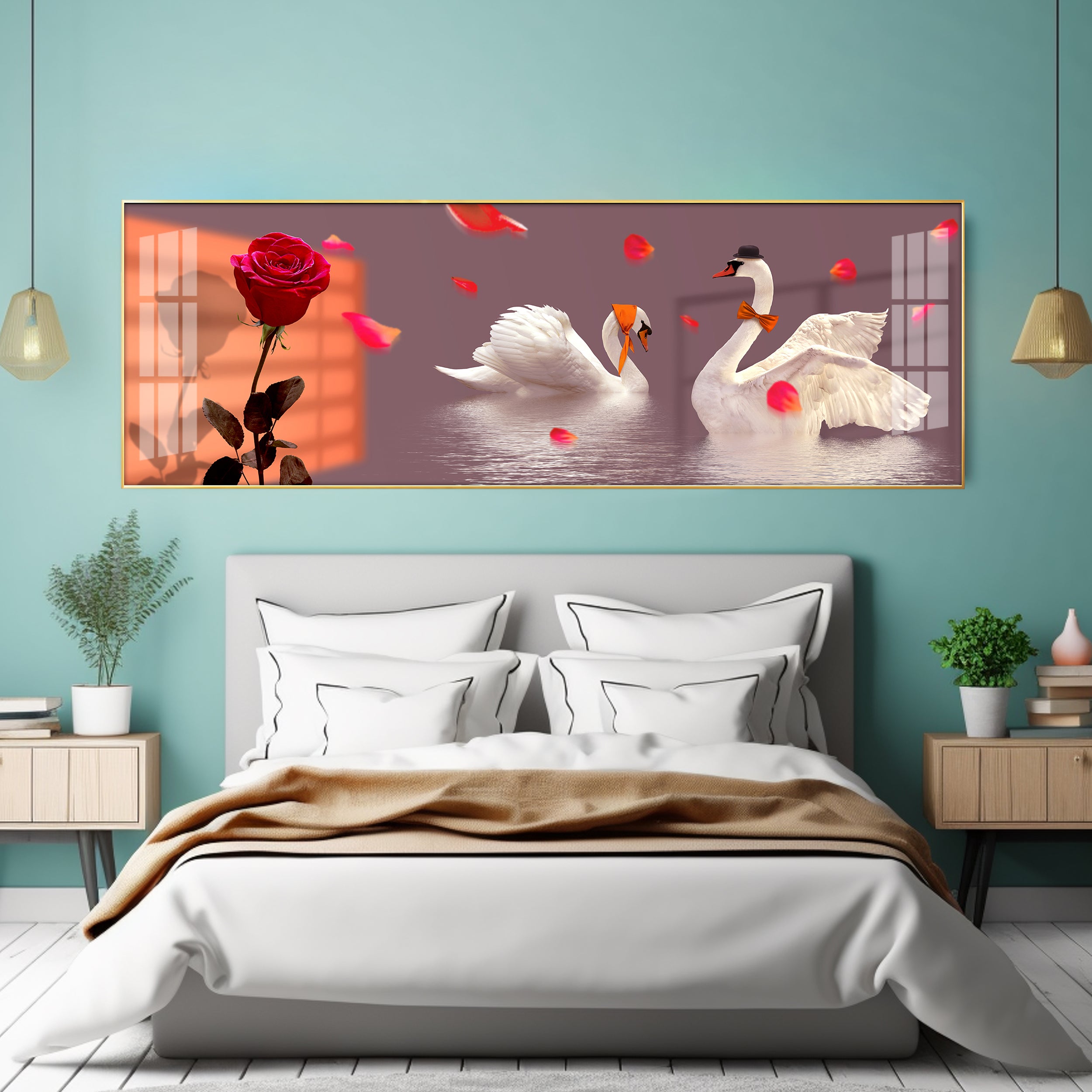 Love Is In The Air Premium Acrylic Horizontal Wall Art