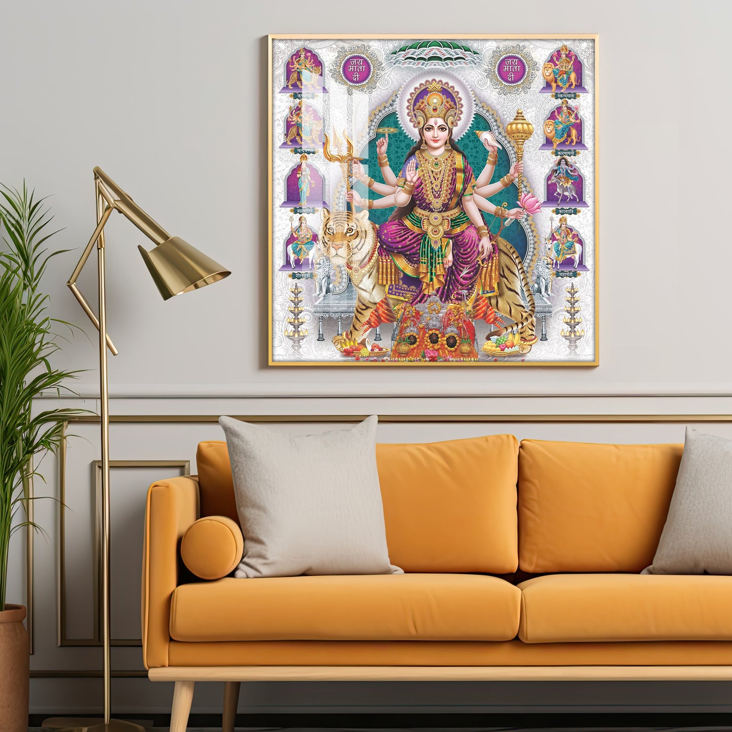 Spiritual Essence Premium Acrylic Square Wall Art