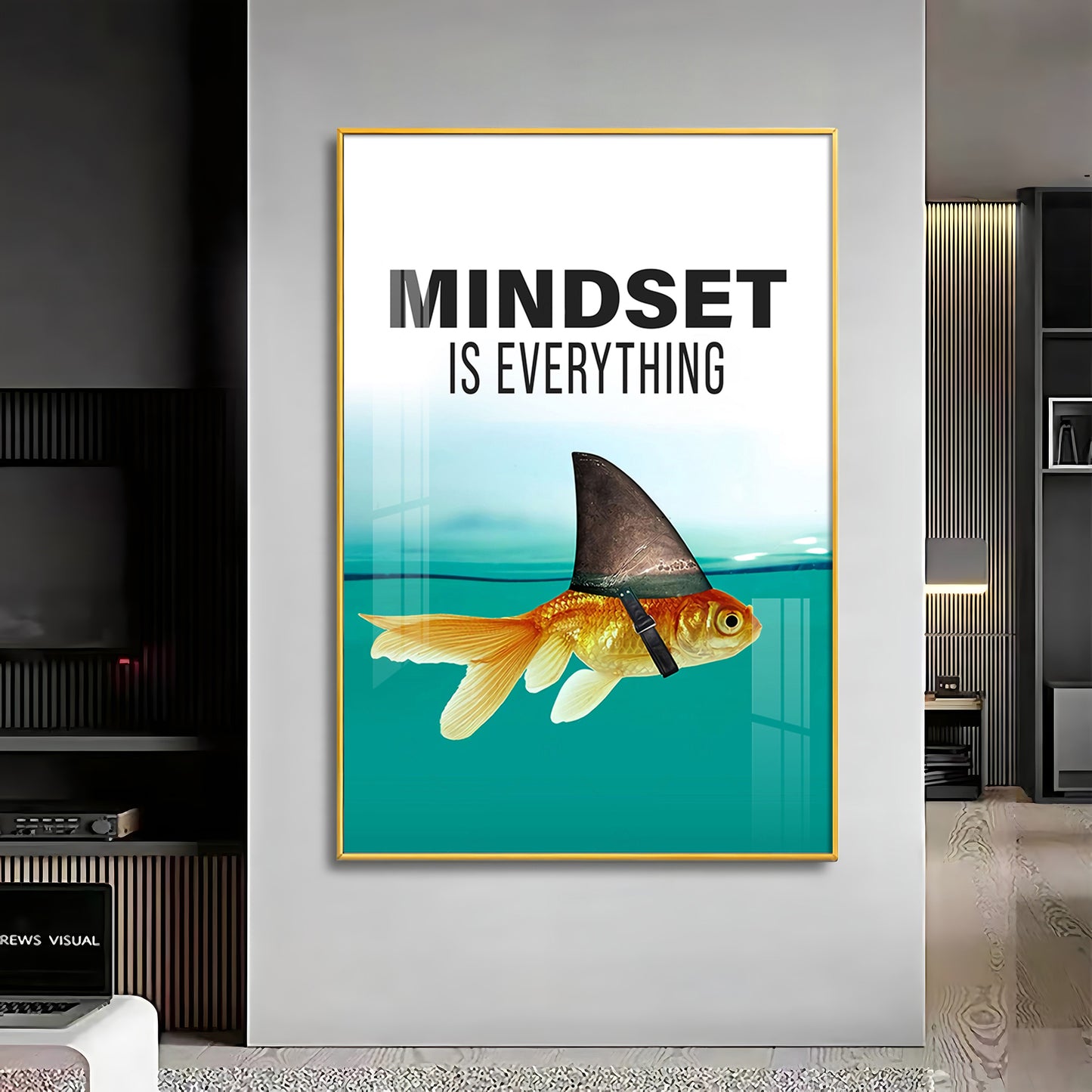 Mindset Is Everything Premium Acrylic Vertical Wall Art