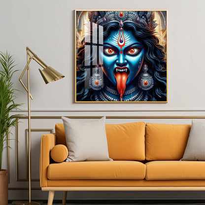 Goddess Kali Premium Acrylic Square Wall Art