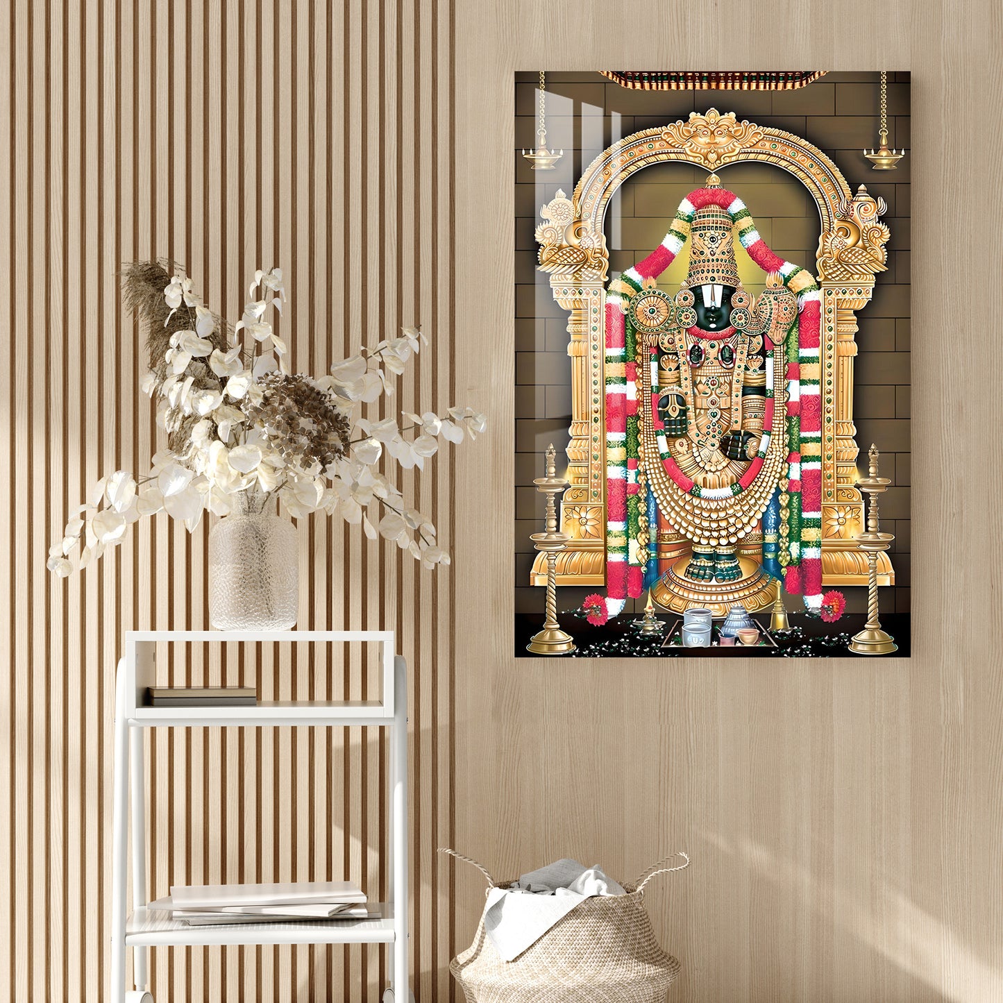 Lord Tirupati Acrylic Wall Art