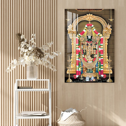 Lord Tirupati Acrylic Wall Art