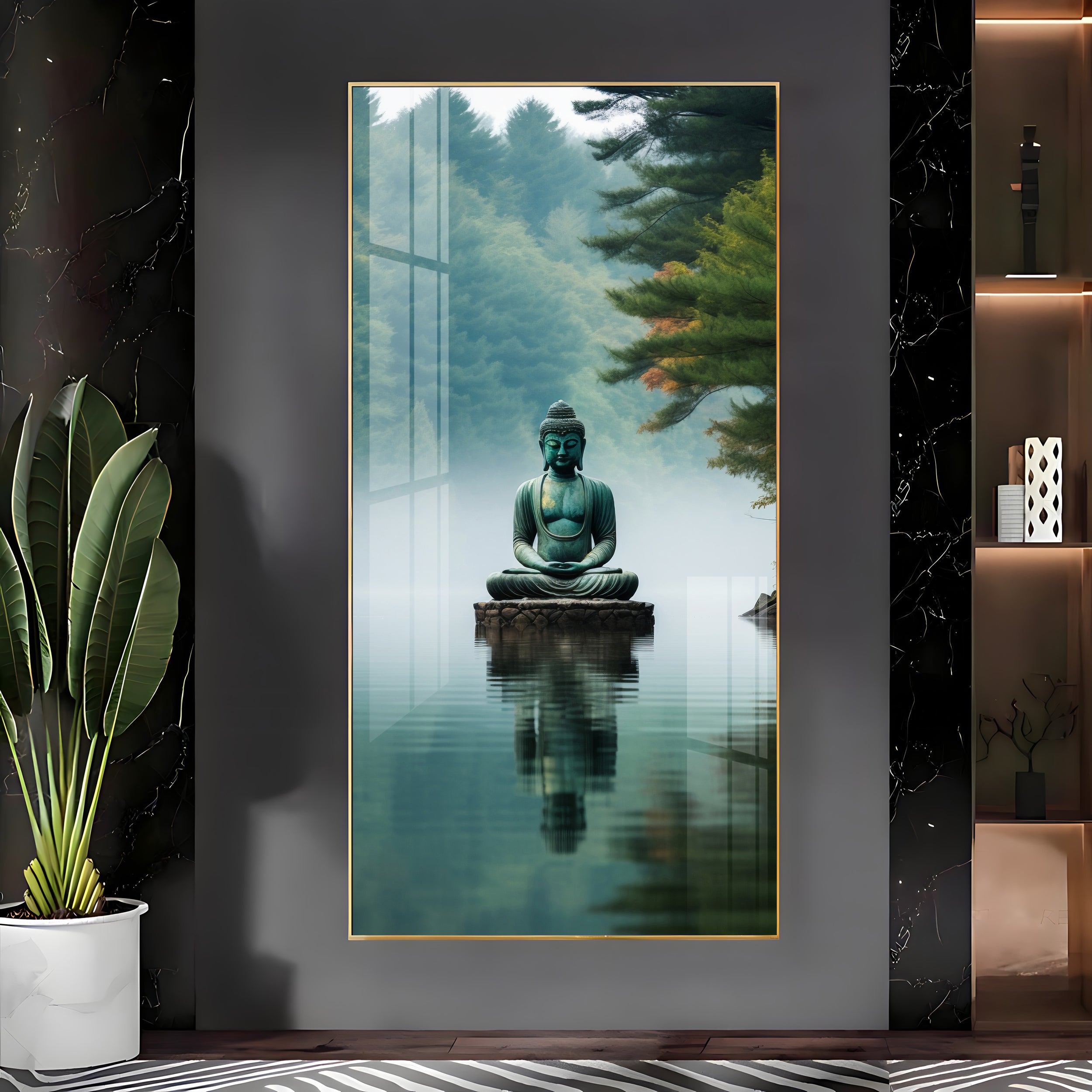 The Enlightened One Premium Acrylic Vertical Wall Art