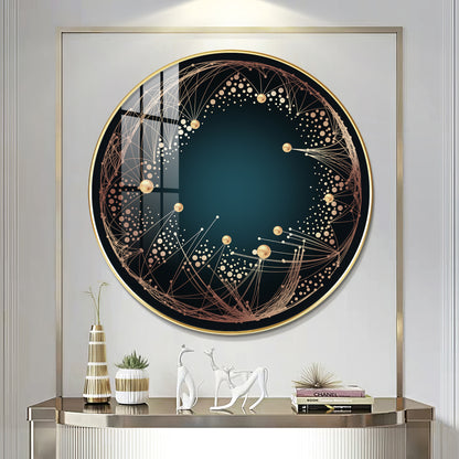 Astral Glow Premium Acrylic Round Wall Art