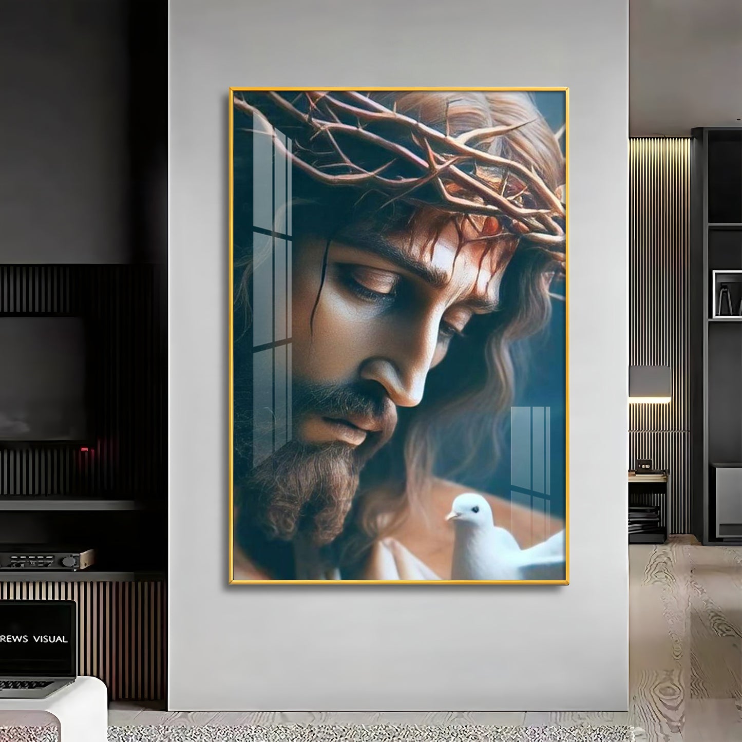 Jesus Faithful Reflections Premium Acrylic Wall Art