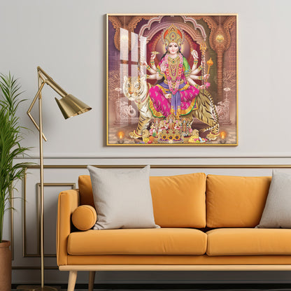 Goddess Radiant Devotion Premium Acrylic Square Wall Art