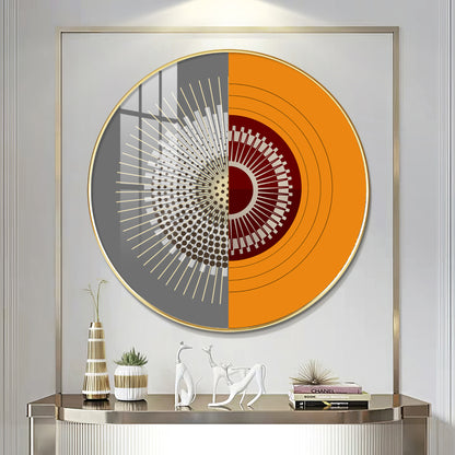 Artful Aura Premium Acrylic Round Wall Art