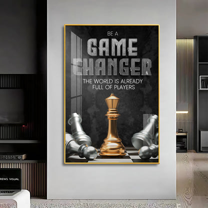 Game Changer Premium Acrylic Vertical Wall Art