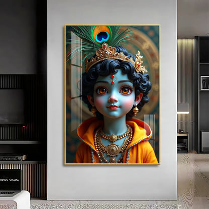 Infinite Krishna Imagery Premium Acrylic Wall Art