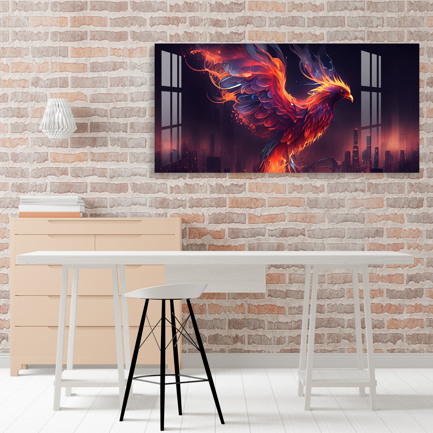 Phoenix Bird Acrylic Wall Art