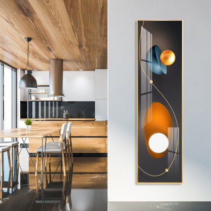 Color Glow Trio Premium Acrylic Vertical Wall Art