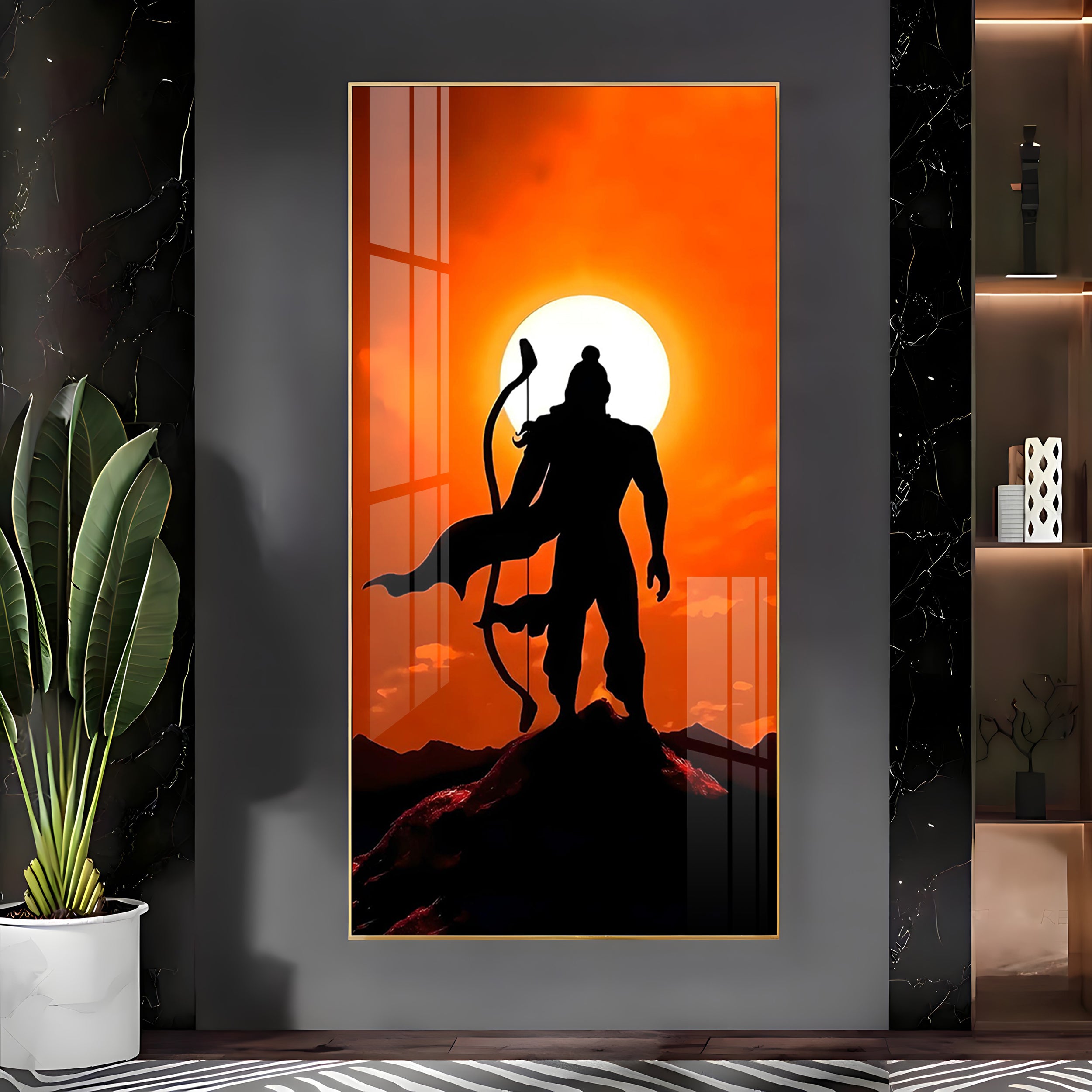 Satya Sanatan Premium Acrylic Vertical Wall Art
