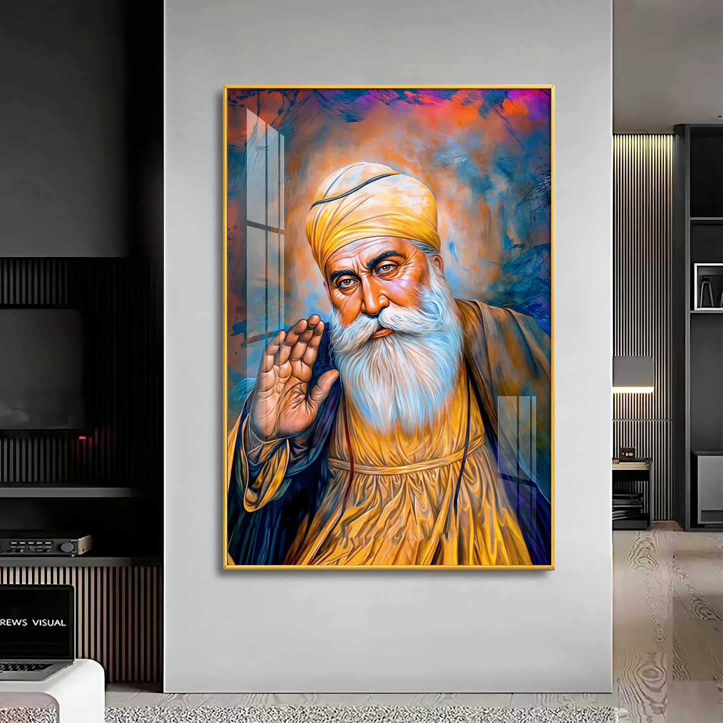 Divine Guru Ji Premium Vertical Acrylic Wall Art