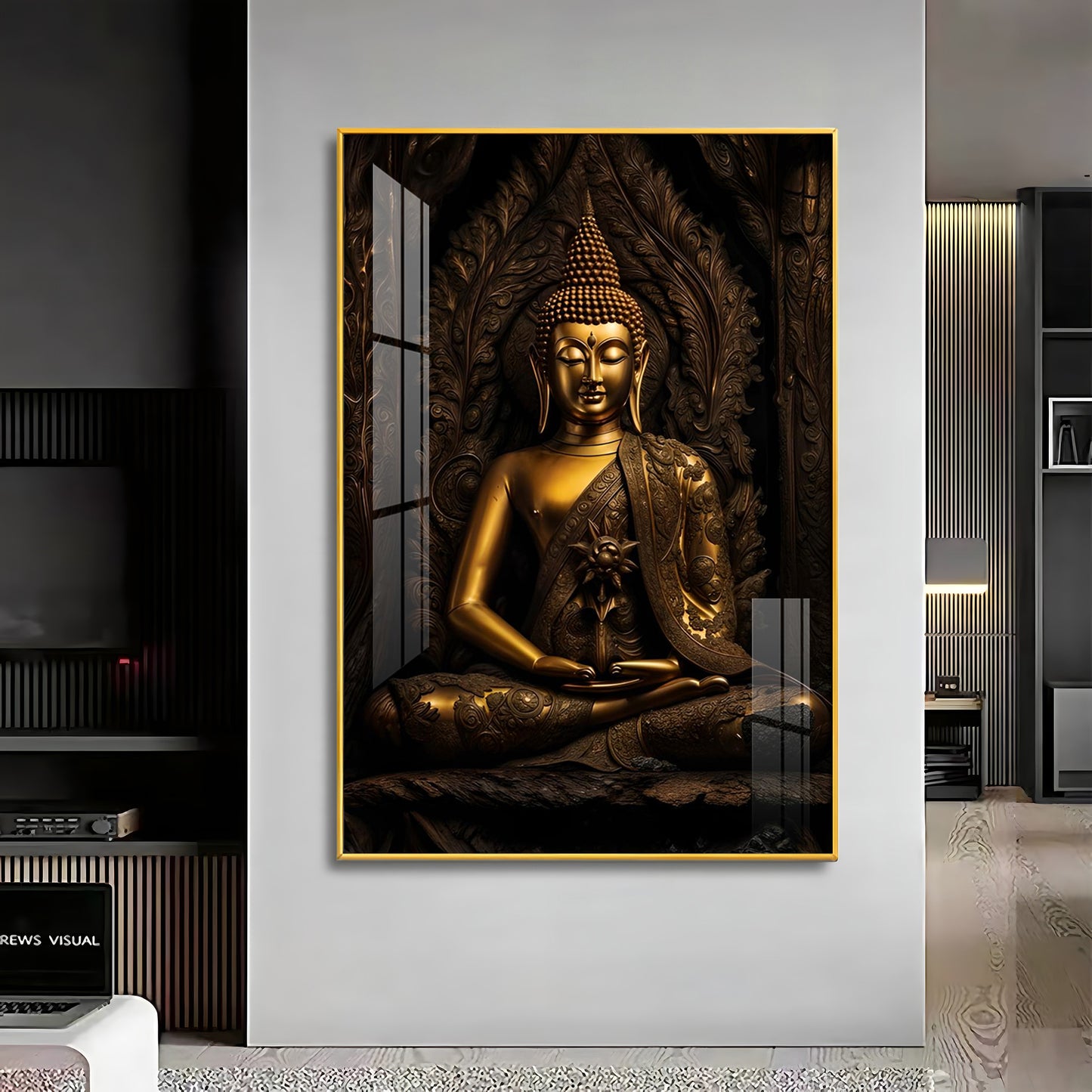 Radiant Serenity Premium Acrylic Vertical Wall Art