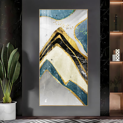 Gilded Glamour Premium Acrylic Vertical Wall Art