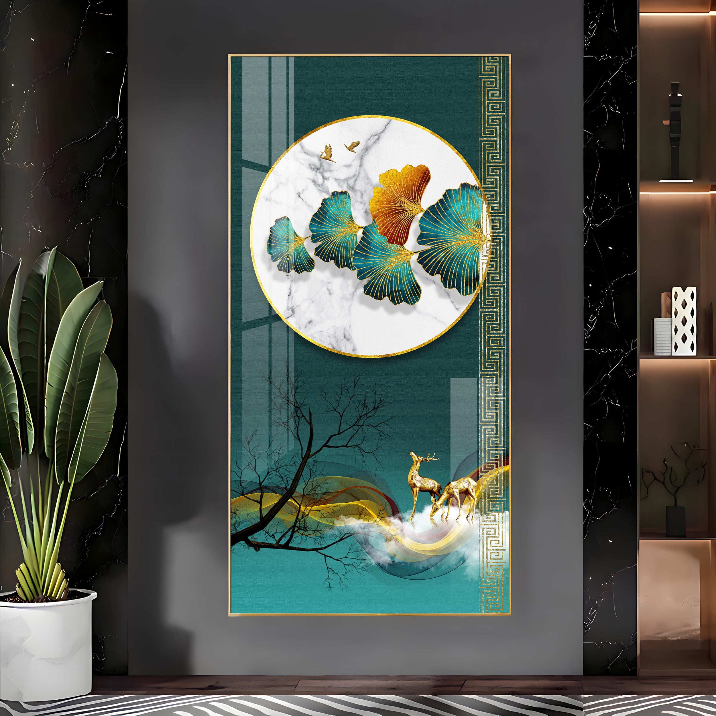 Forest Harmony Luxury Crystal Wall Art